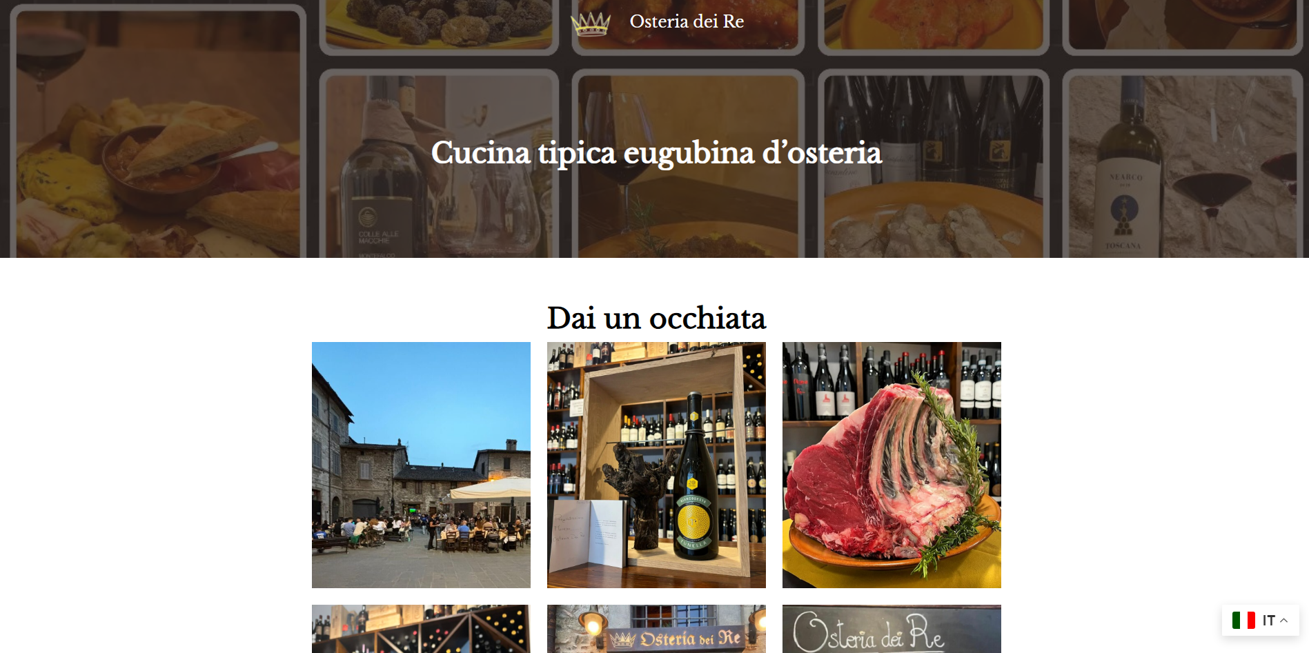 preview website osteriadeiregubbio